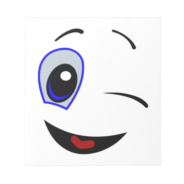 BLOC-NOTE VISAGE SOURIRE (Devant)