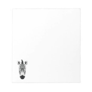 Bloc-note Visage Zebra