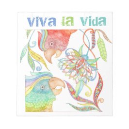 Bloc-note viva la vida élégant
