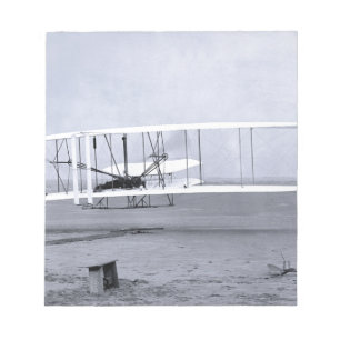 Bloc-note Vol d'avion de frères de Wright premier' en 1903