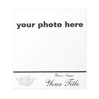 Bloc-note Volontaire Amérique Pageant autographe pad - perso