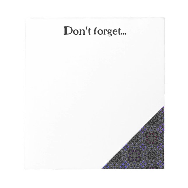 Bloc-note Volume treize kaléidoscope art huit (Devant)