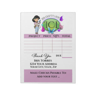 Bloc-note Votre facture artisanale