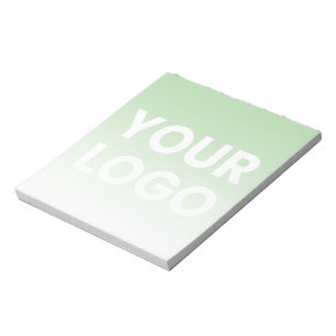 Bloc-note Votre logo et le dégradé de couleurs Arrière - pla