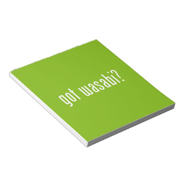 Bloc-note vous avez wasabi ? (Incliné)