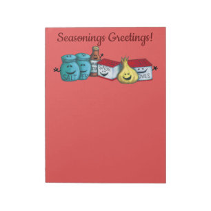 Bloc-note Vous Customisez des salutations de Seasonings ! pa