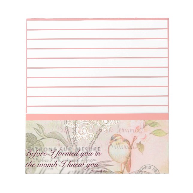 Bloc-note Vous m'avez connu (Devant)