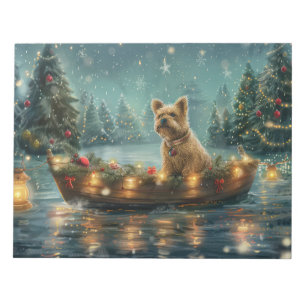 Bloc-note Voyage de fête de Noël du Cairn Terrier