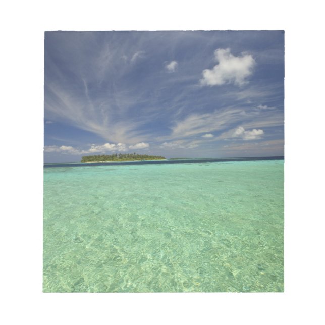 Bloc-note Vue de Funadoo Island depuis Funadovilligilli 2 (Devant)