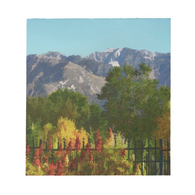 Bloc-note Wasatch Mountain Autumn In Utah (Devant)