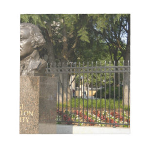 Bloc-note Washington, DC, statue de George Washington,