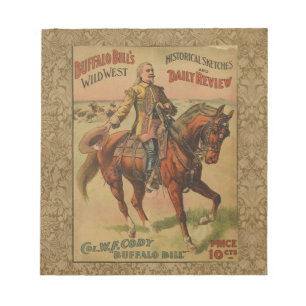 Bloc-note Western Buffalo Bill Wild West