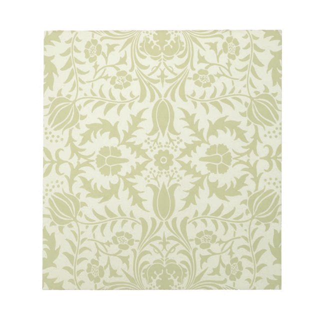Bloc-note William Morris Borge Mariage Soft Green (Devant)