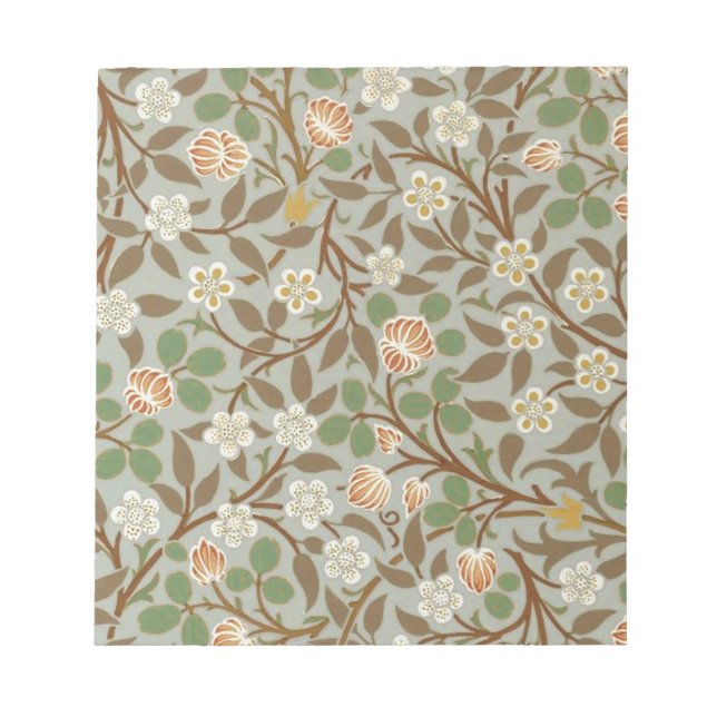 Bloc-note William Morris Motif d'art (Devant)