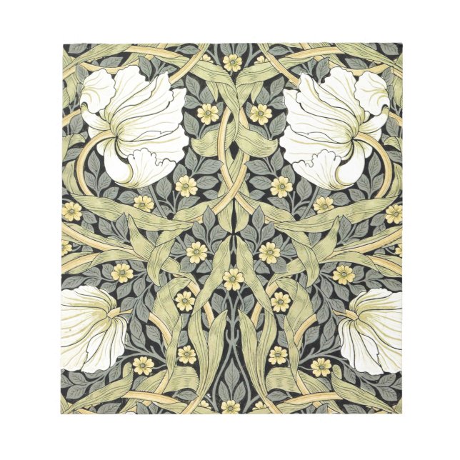 Bloc-note William Morris Pimpernel Fond d'écran floral (Devant)