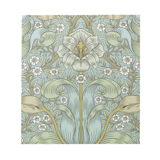 Bloc-note William Morris Spring Motif classique épais (Devant)
