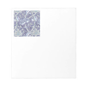 Bloc-note William Morris Windrush fleurs bleues