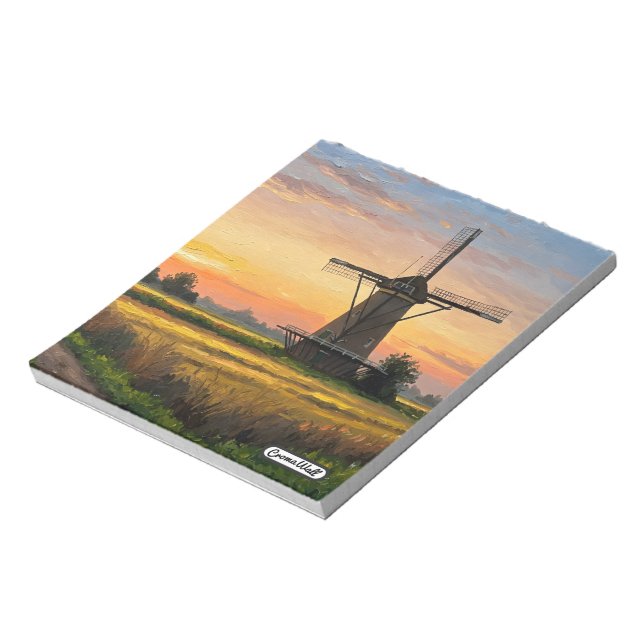 Bloc-note Windmill In The Countryside (Tourné)