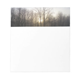 Bloc-note Winter Fog Sunrise Nature Photographie