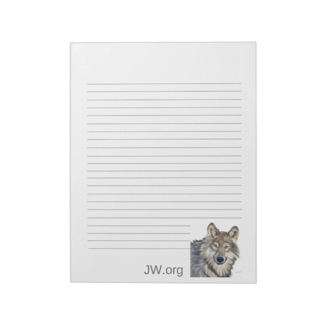 Bloc-note Wolf Stationnf JW (Tourné)