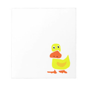 Bloc-note XX canard primitif drôle d'art