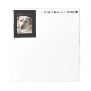 Bloc-note Yellow Labrador Retriever