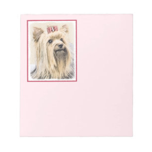 Bloc-note Yorkshire Terrier Peinture - Cute Original Chien A