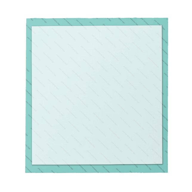 Bloc-note your logo personalized (Devant)