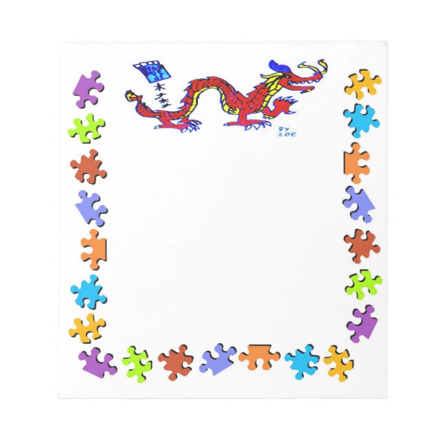 Bloc-note Zoe Dragon (Devant)