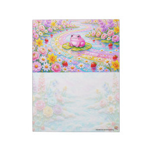 Bloc-notes à aquarelle Grenouille de rêve