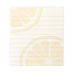 Bloc-notes à linge jaune
