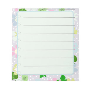 Bloc-notes à motif pastel