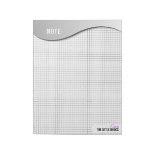 Bloc-notes à points en grille "Profitez des petite