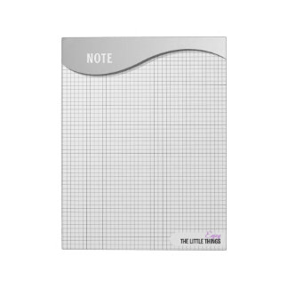 Bloc-notes à points en grille "Profitez des petite