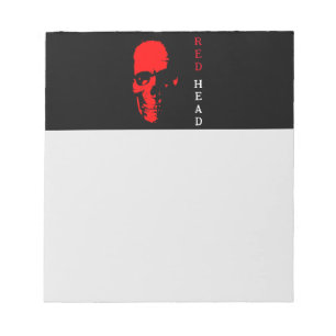 Bloc-notes à tête rouge