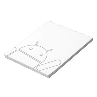 Bloc-notes Android ondulant