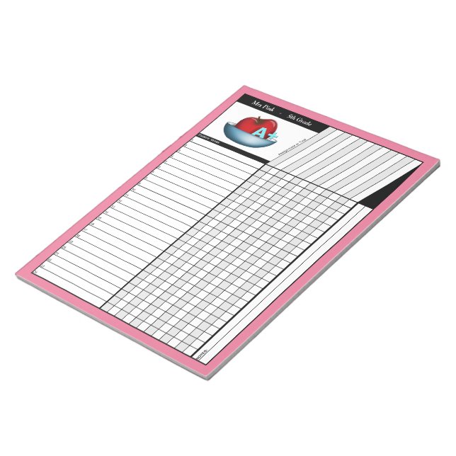 Bloc-notes Apple A+ Rose Teachs (Incliné)