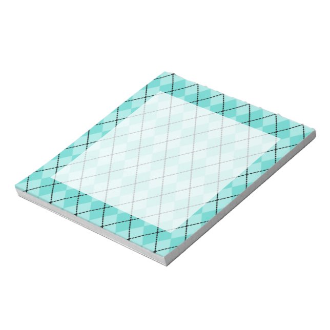 Bloc-notes Aqua Jacquard (Tourné)