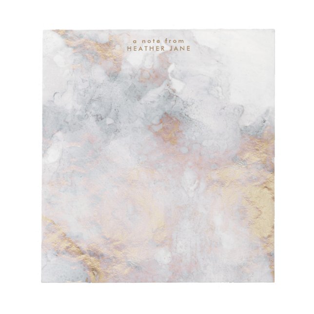 Bloc-notes aquarelle élégant (Devant)