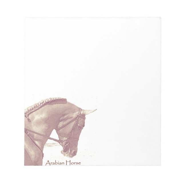Bloc-notes Arabian Horse (Devant)