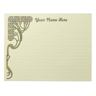 Bloc-notes Art nouveau personnalisable CC0403