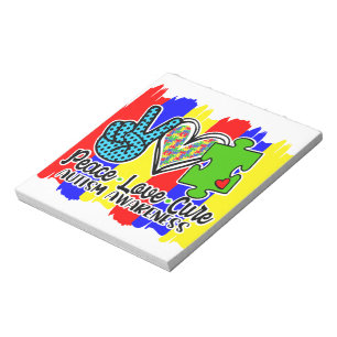 Bloc-notes Autisme 5,5 po x 6 po - 40 pages