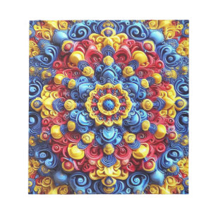 Bloc-notes aux couleurs roumaines Design moderne