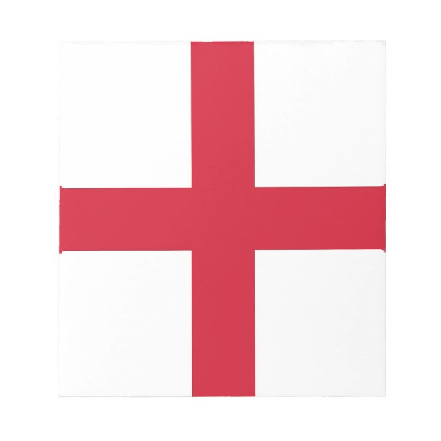 Bloc-notes avec Drapeau d'Angleterre (Devant)