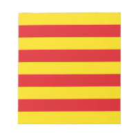 Bloc-notes avec Drapeau de Catalogne
