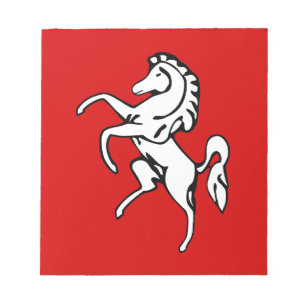 Bloc-notes avec Drapeau de Kent, Angleterre