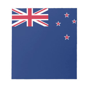 Bloc-notes avec drapeau de la Nouvelle-Zélande