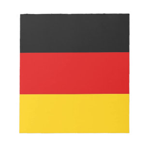 Bloc-notes avec drapeau de l'Allemagne