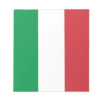 Bloc-notes avec Drapeau de l'Italie
