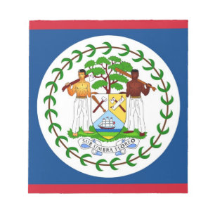 Bloc-notes avec Drapeau du Belize